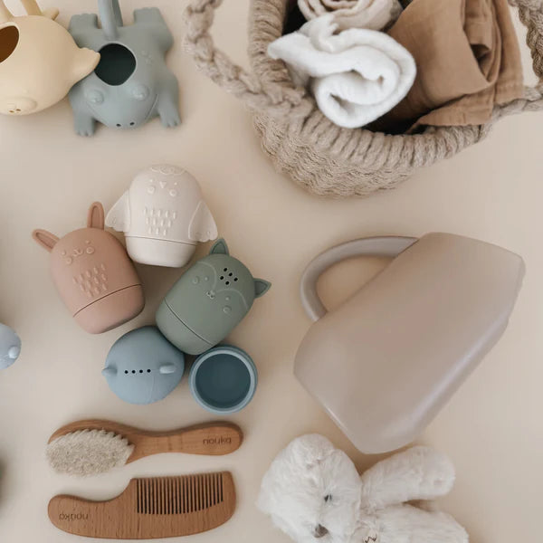 Noüka Bath Time Rinse Jug - Sand