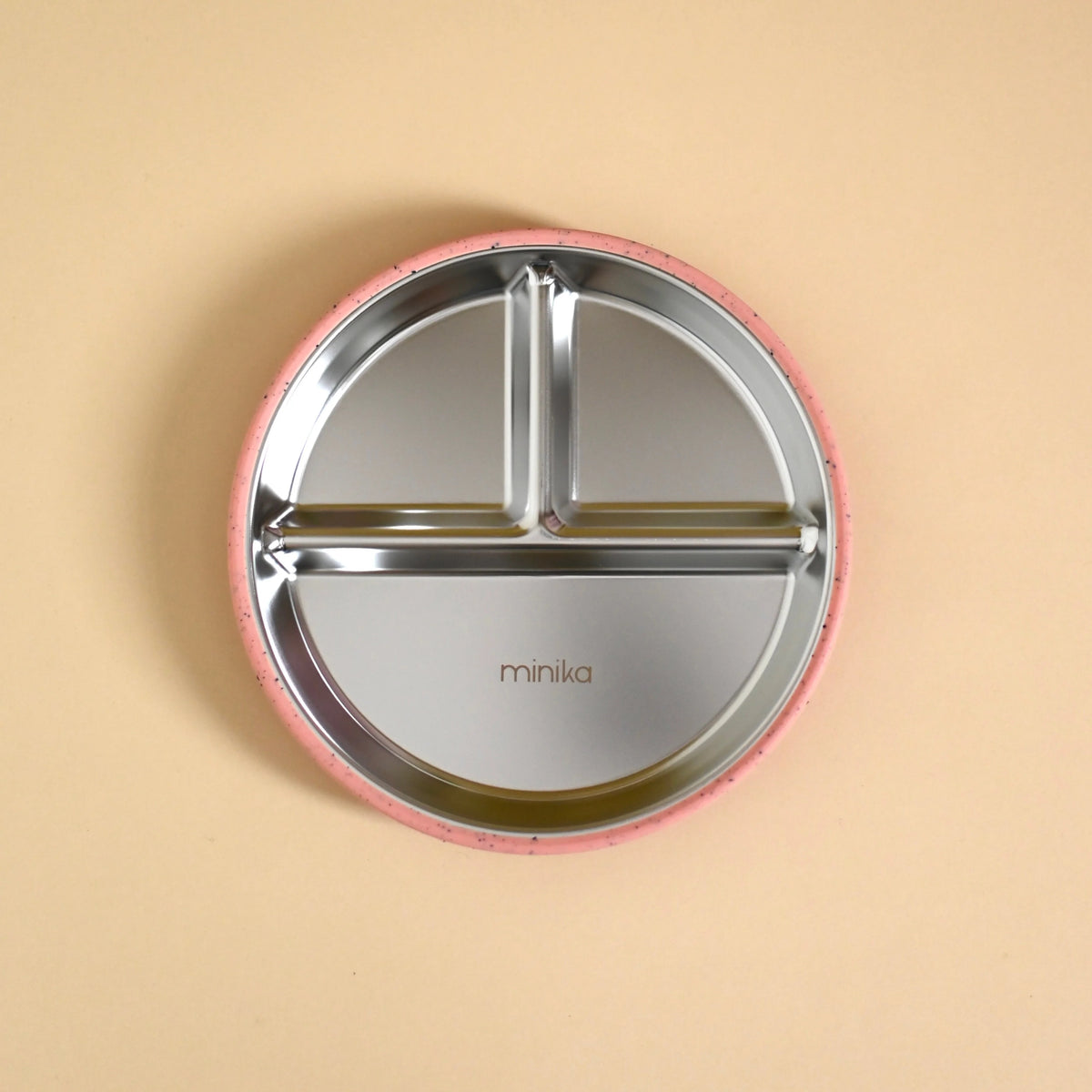 Sorbet - Minika Stainless Steel & Silicone Divided Suction Plate