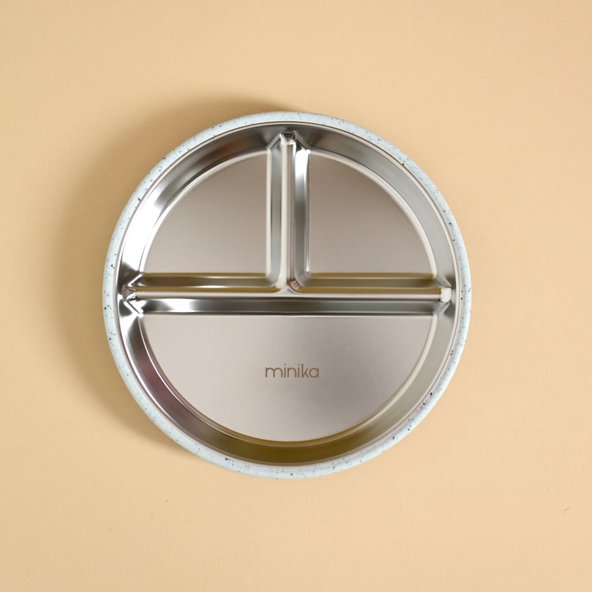 Ice - Minika Stainless Steel & Silicone Divided Suction Plate