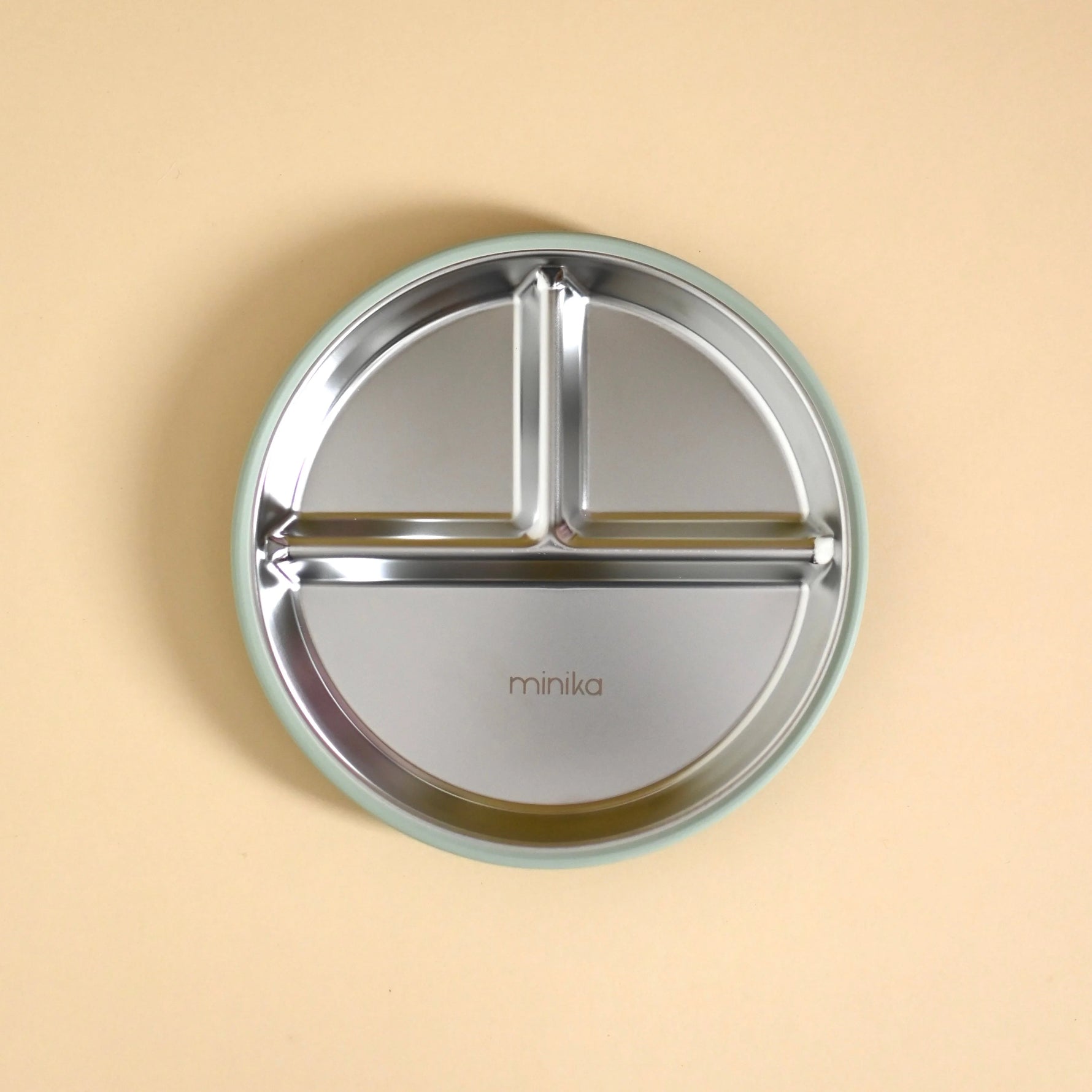 Sage - Minika Stainless Steel & Silicone Divided Suction Plate