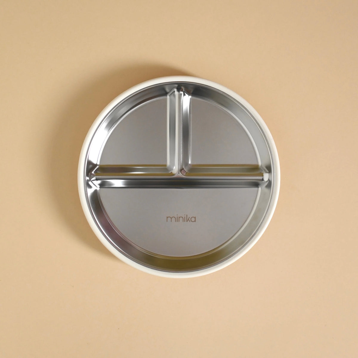 Shell - Minika Stainless Steel & Silicone Divided Suction Plate