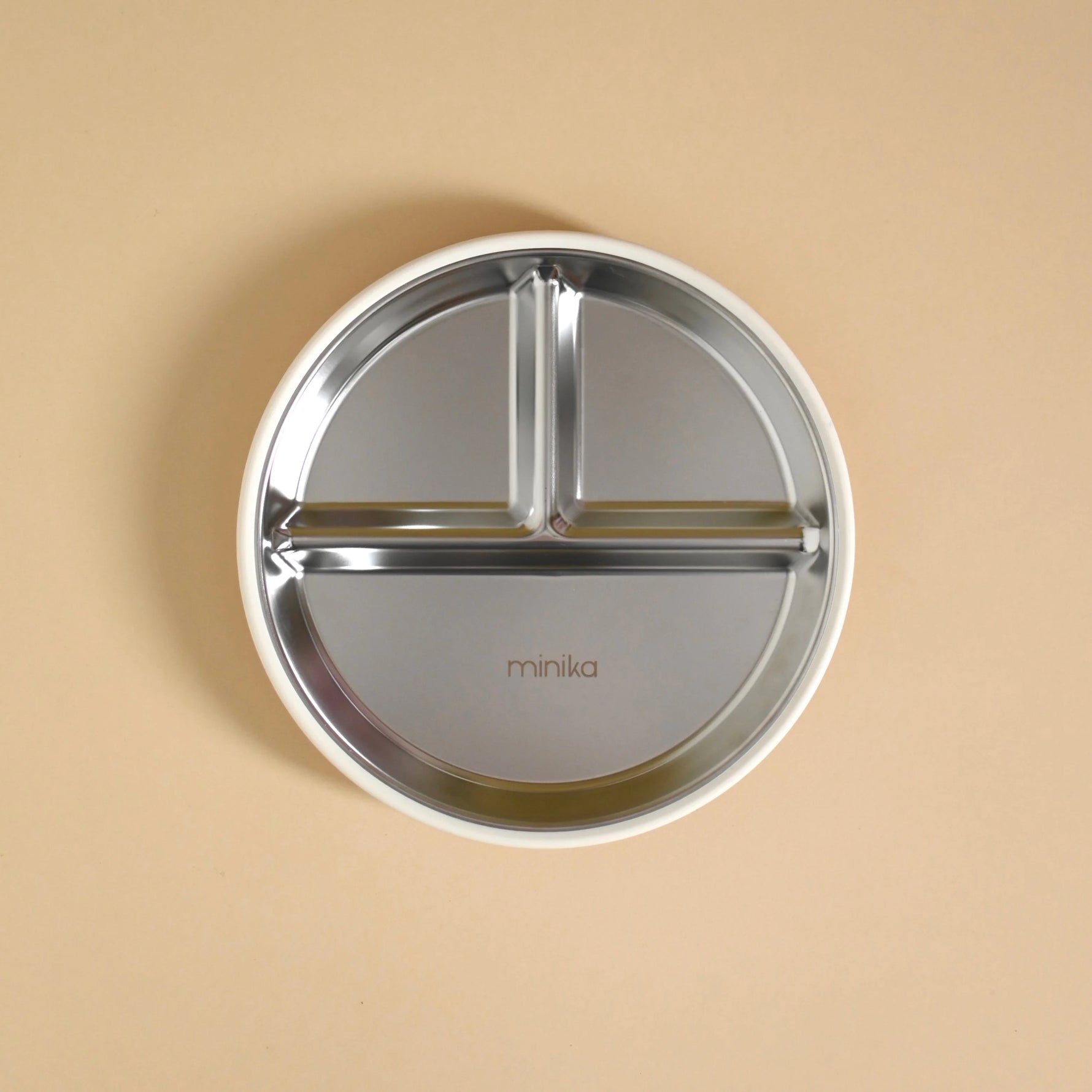 Shell - Minika Stainless Steel & Silicone Divided Suction Plate