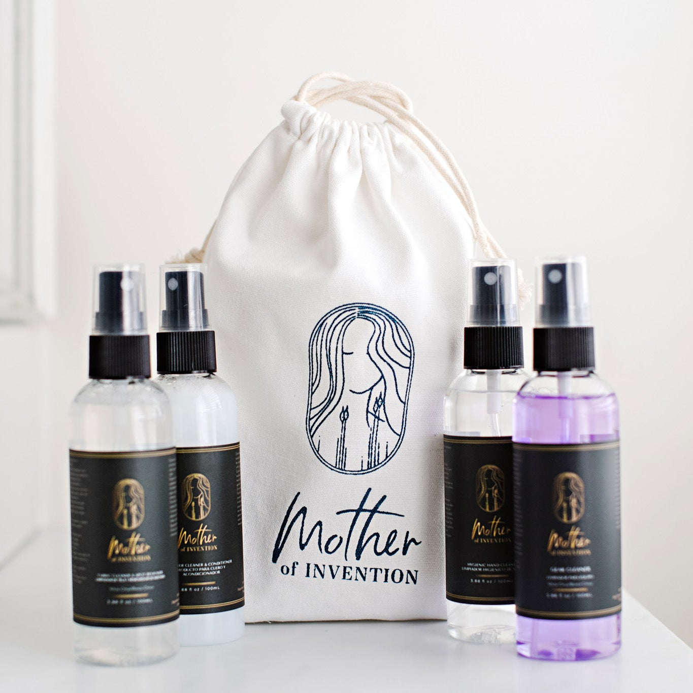 Mother of Invention Travel Cleaning Kit 4 PK