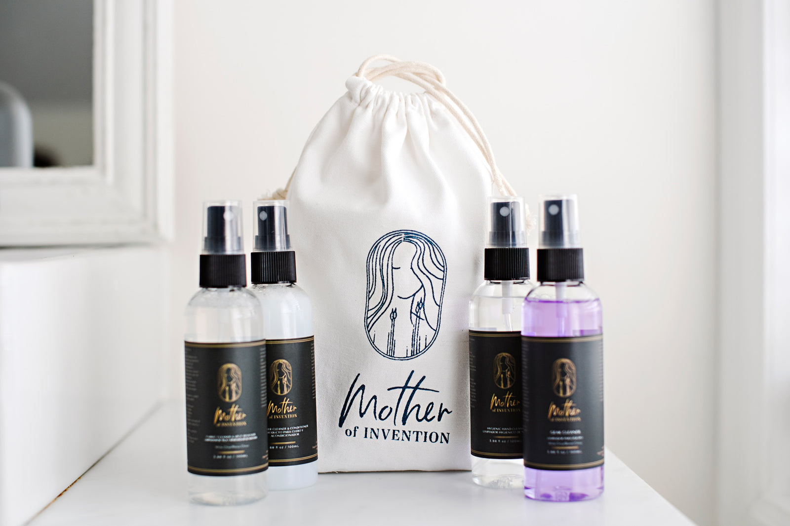 Mother of Invention Travel Cleaning Kit 4 PK