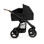 Bumbleride Indie Twin Bassinet - Side View with 1 seat and 1 Bassinet