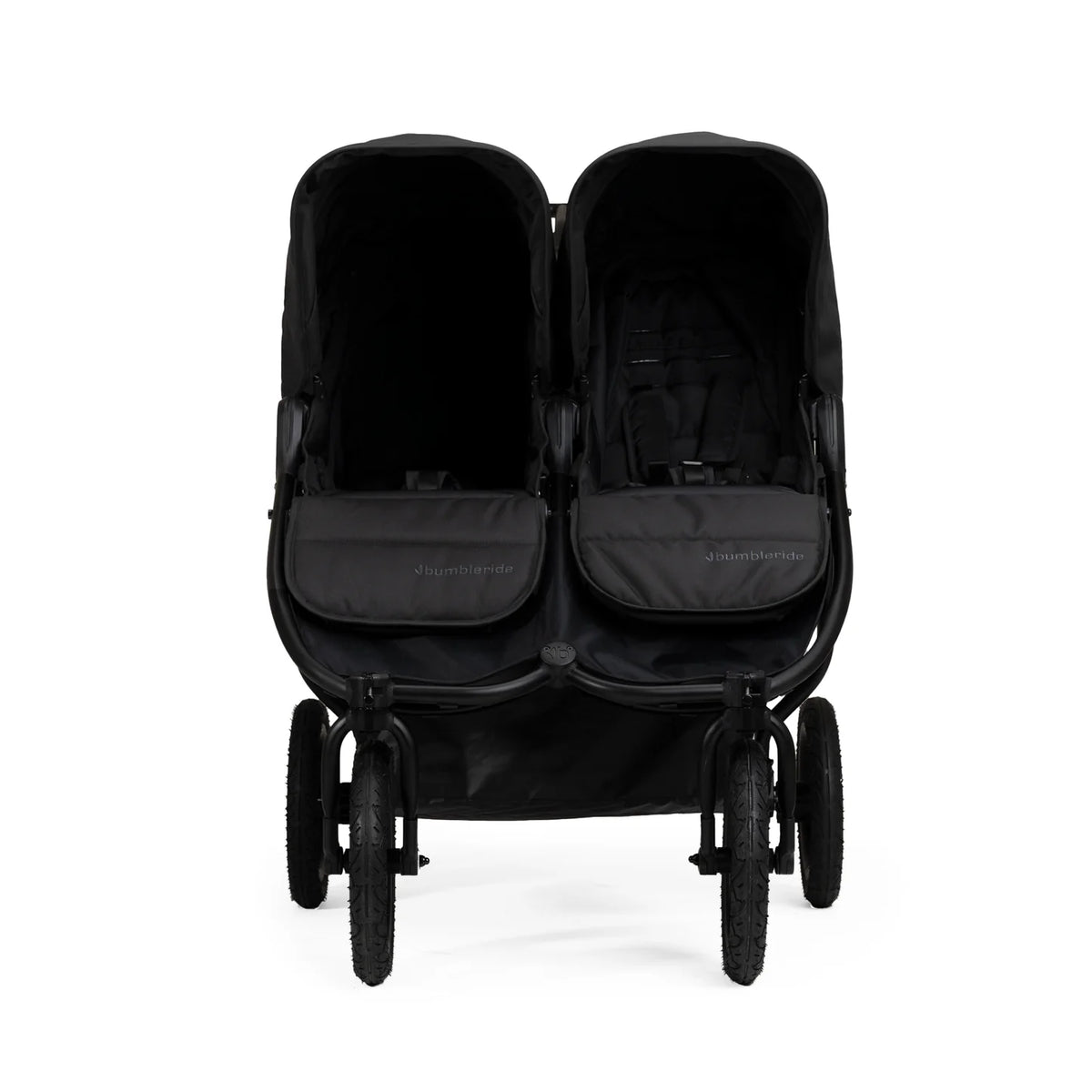 Bumbleride Indie Twin Stroller - Black Front View