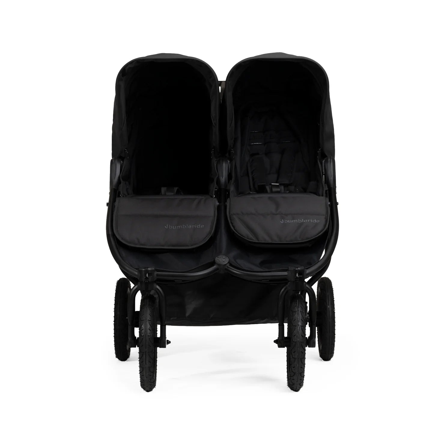 Bumbleride Indie Twin Stroller - Black Front View