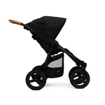Bumbleride Indie Twin Stroller - Black Side Profile View