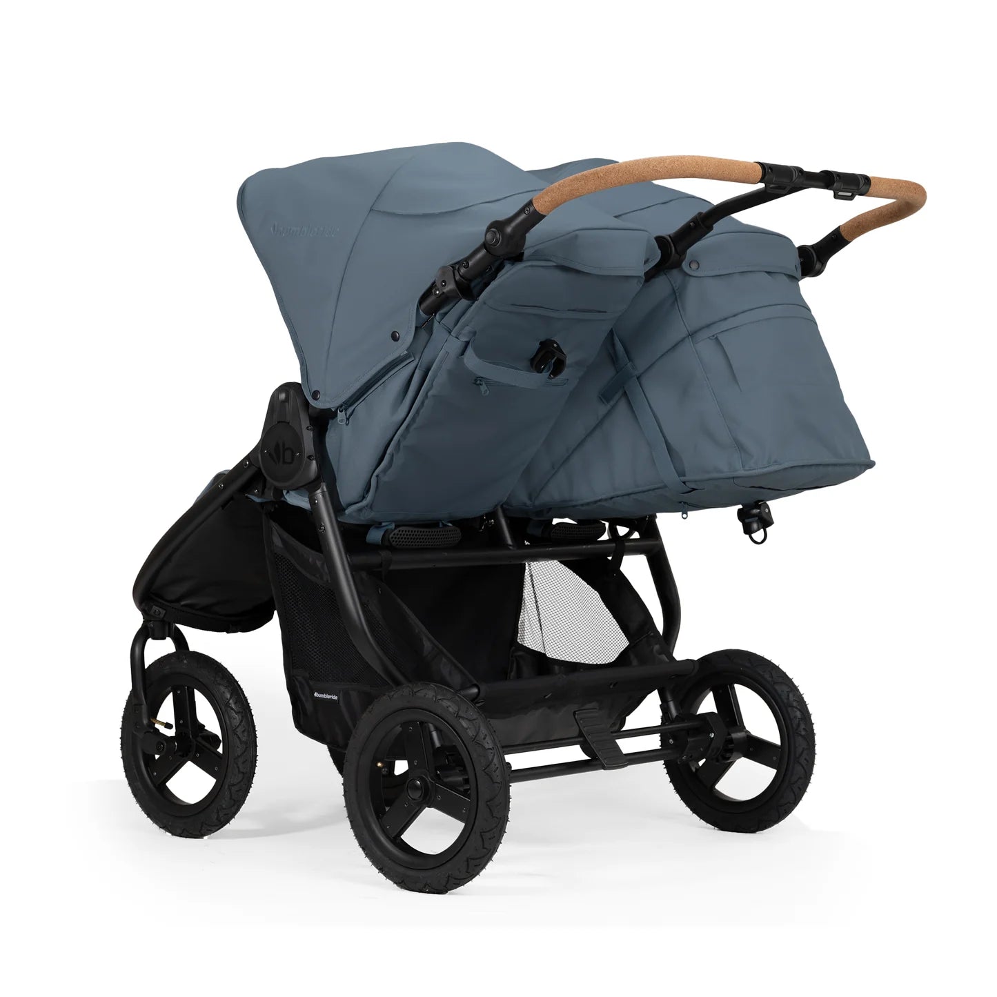 Ocean Bumbleride Indie Twin Stroller - Back of Stroller View