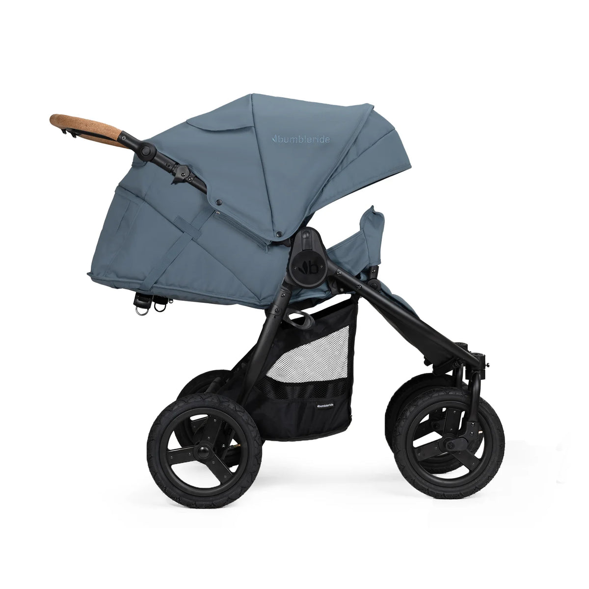 Ocean Bumbleride Indie Twin Stroller -  Side Infant Mode View
