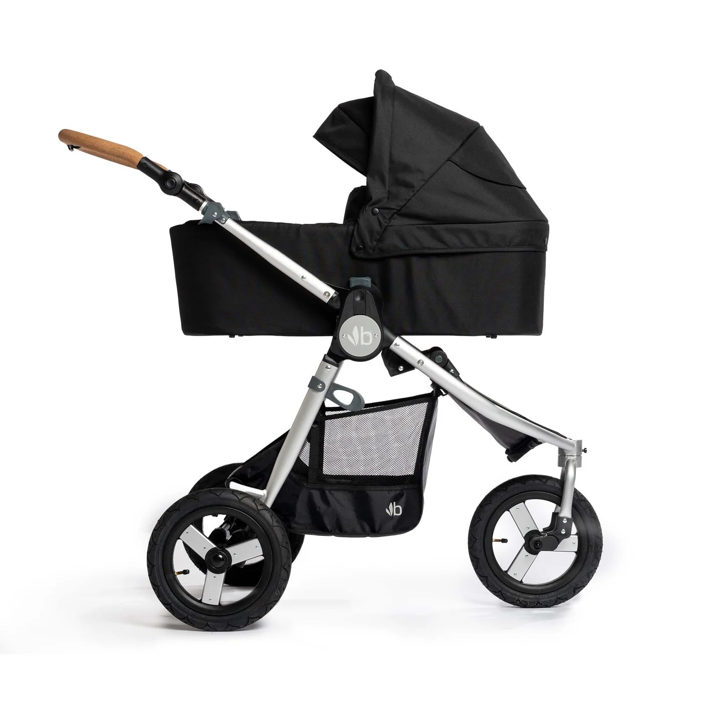 Bumbleride Single Bassinet for Indie & Era Strollers - Side View on Indie