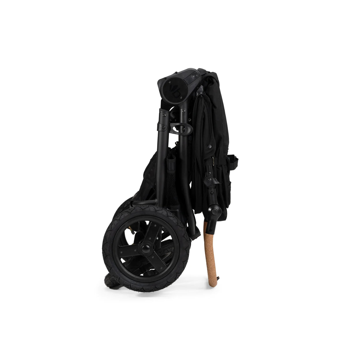 Bumbleride Indie Stroller - Black (2026) Folded