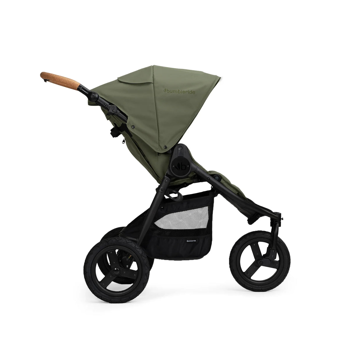 Bumbleride Indie Stroller - Olive Side View
