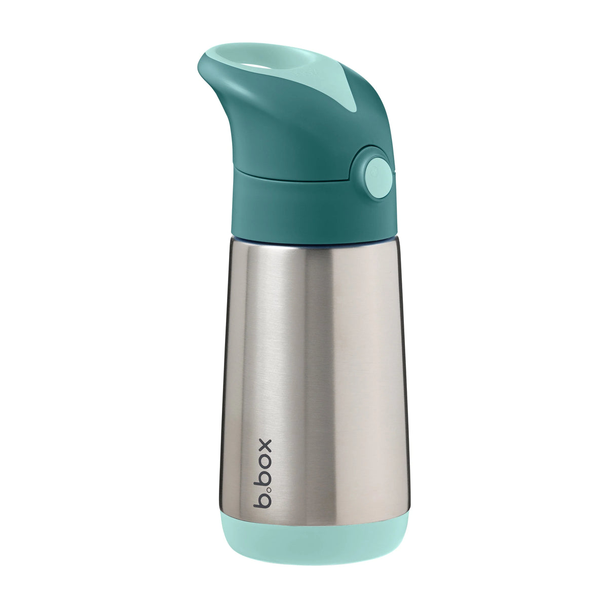 Emerald Forest Angle View - B.Box Insulated Drink Bottle 350 ml (12 oz)