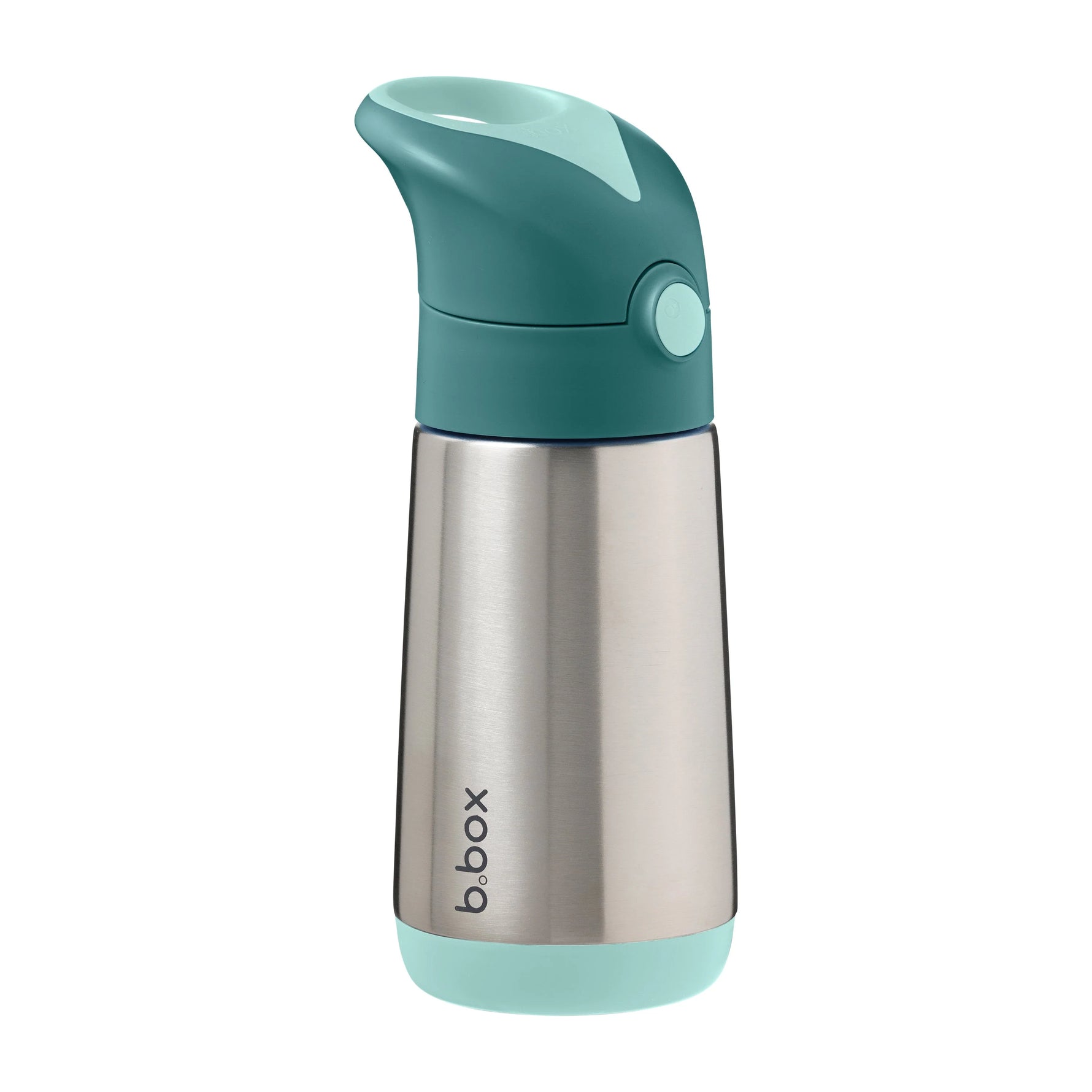 Emerald Forest Angle View - B.Box Insulated Drink Bottle 350 ml (12 oz)