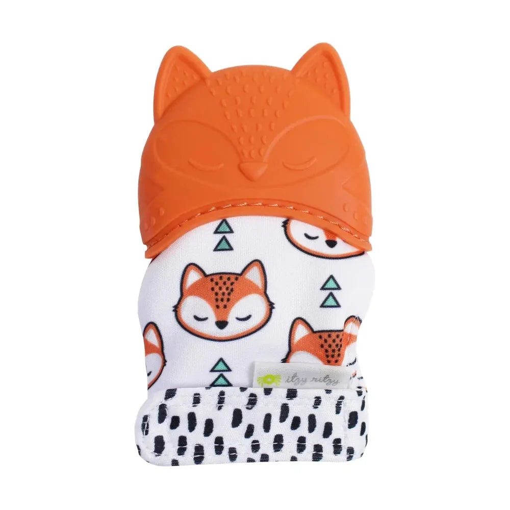 Fox - Itzy Ritzy Itzy Mitt Silicone Teething Mitt