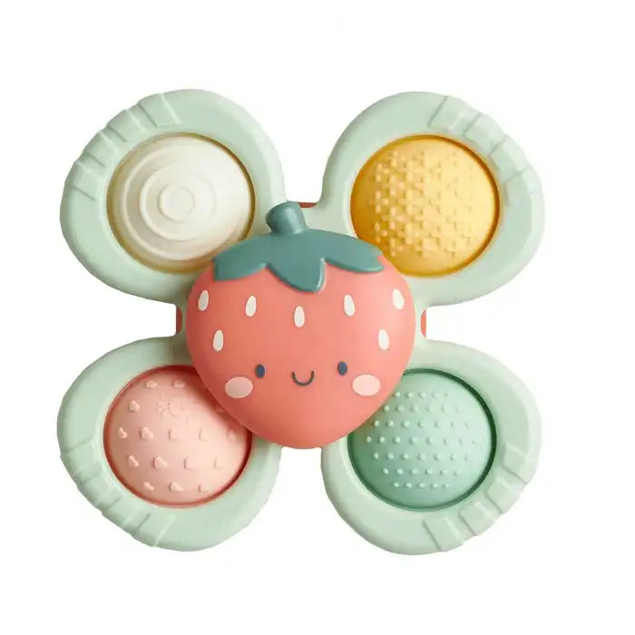 Itzy Ritzy Itzy Pop & Whirl™ Bath & Travel Toy - Strawberry