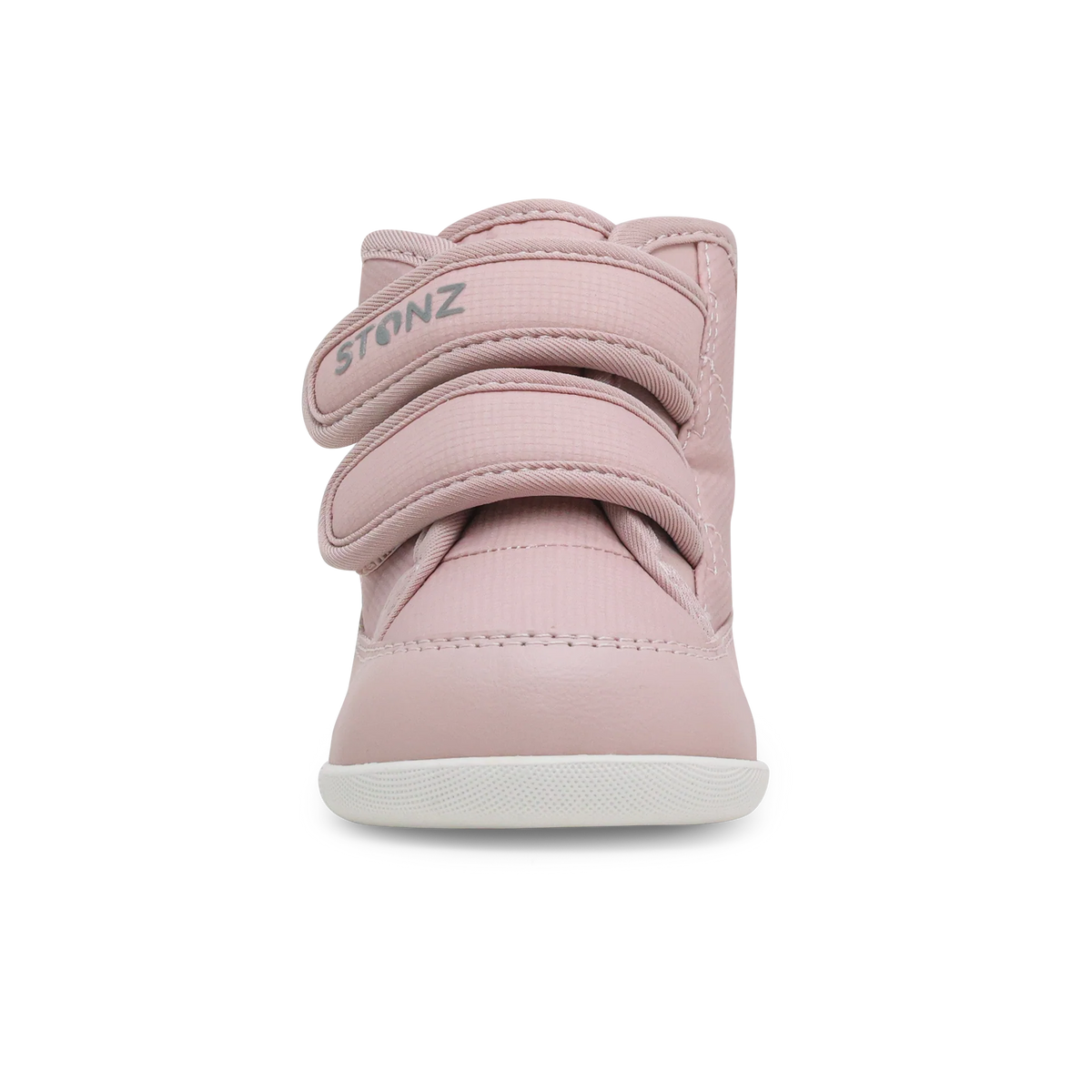 Stonz Journey Water Repellent Insulated High Top Toddler Sneakers - Blush Front View