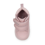 Stonz Journey Water Repellent Insulated High Top Toddler Sneakers - Blush Top View