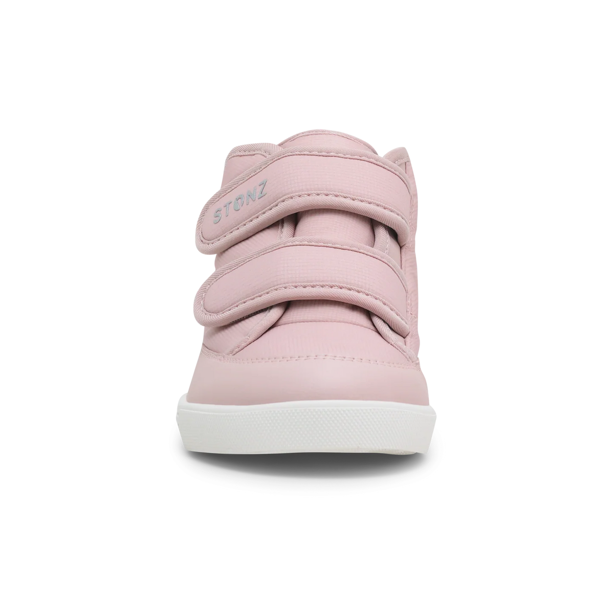 Stonz Journey Water Repellent Insulated High Top Toddler & Kid Sneakers - Blush Front View