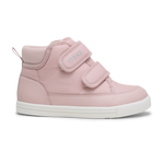 Stonz Journey Water Repellent Insulated High Top Toddler & Kid Sneakers - Blush Side Profile View