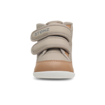 Stonz Journey Water Repellent Insulated High Top Toddler Sneakers - Dune/Camel Front View