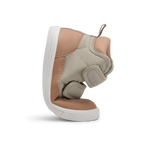 Stonz Journey Water Repellent Insulated High Top Toddler & Kid Sneakers - Dune/Camel Flexed Sole