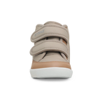 Stonz Journey Water Repellent Insulated High Top Toddler & Kid Sneakers - Dune/Camel Front View