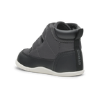 Stonz Journey Water Repellent Insulated High Top Toddler Sneakers - Charcoal/Black Back Angle View