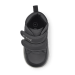 Stonz Journey Water Repellent Insulated High Top Toddler Sneakers - Charcoal/Black Top View