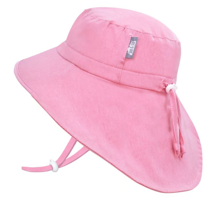 Jan & Jul Gro-With-Me Aqua-Dry Adventure Sun Hat - Pretty Pink