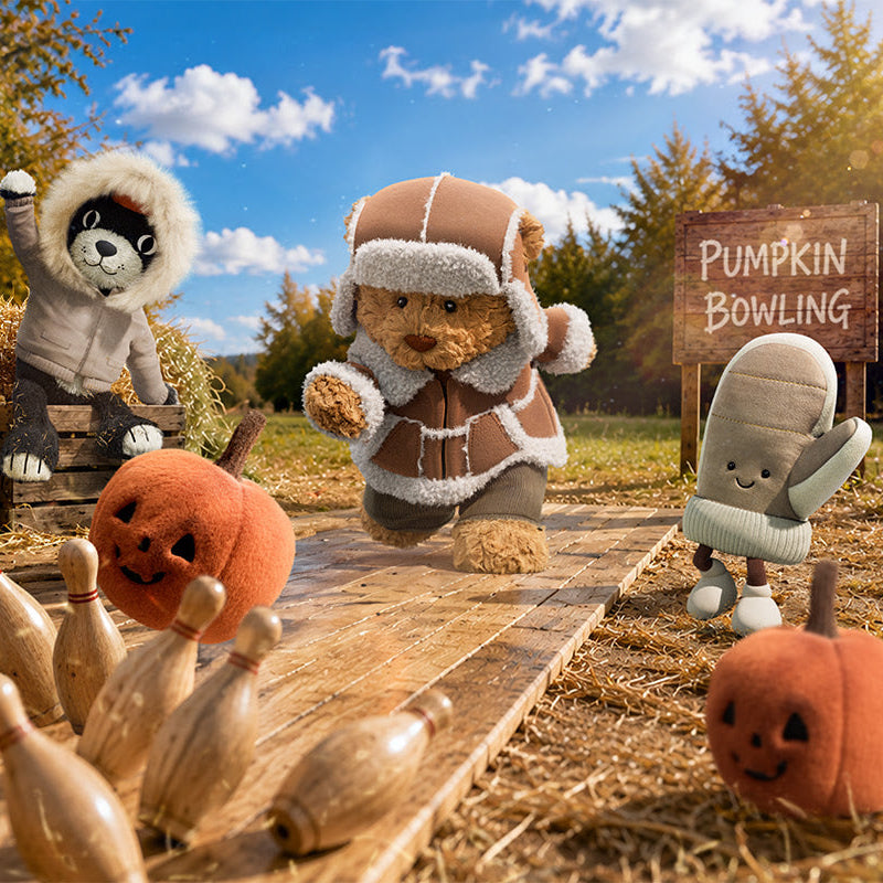 Jellycat Bartholomew Bear 'Alpine' Outfit Lifestyle