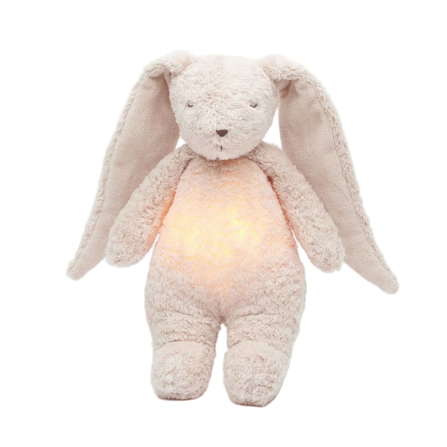 MOONIE Organic Humming Bunny with Lamp - Rose