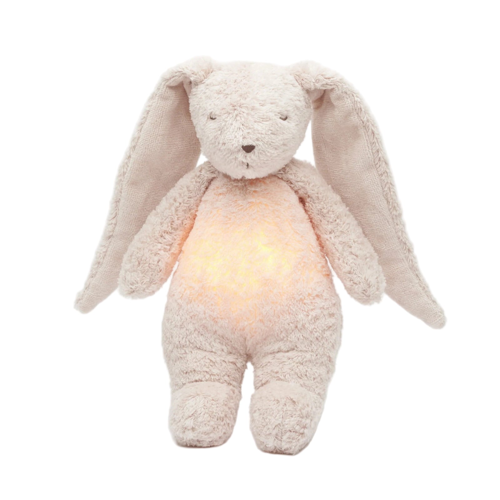 MOONIE Organic Humming Bunny with Lamp - Rose