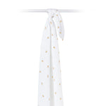 Lulujo Muslin Swaddle Blanket - Bees 2