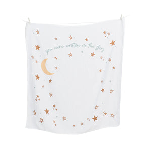Lulujo Milestone Blanket Set - Written in the Stars Blanket