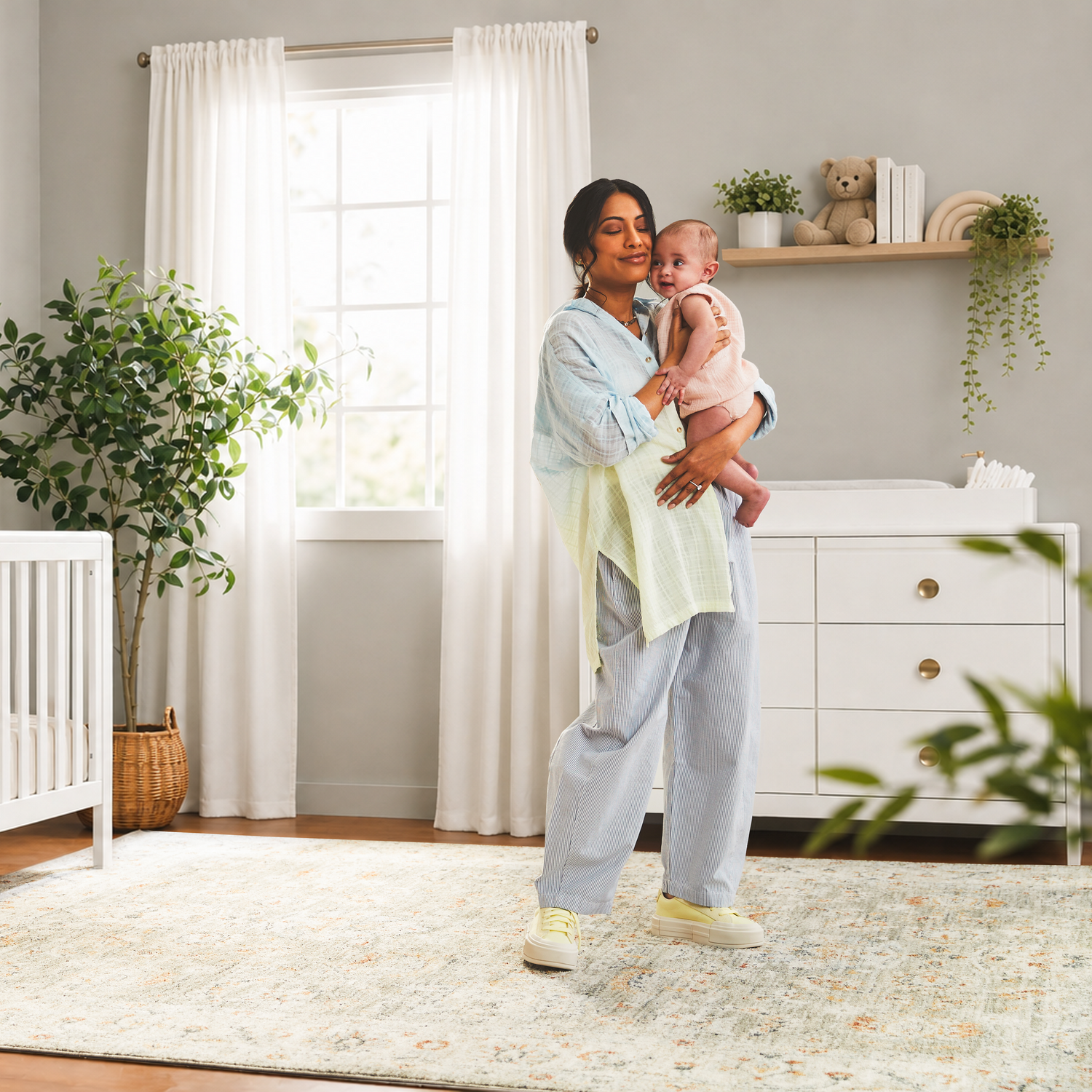 Little Seeds Briar 6-Drawer Nursery Dresser Lifestyle 1