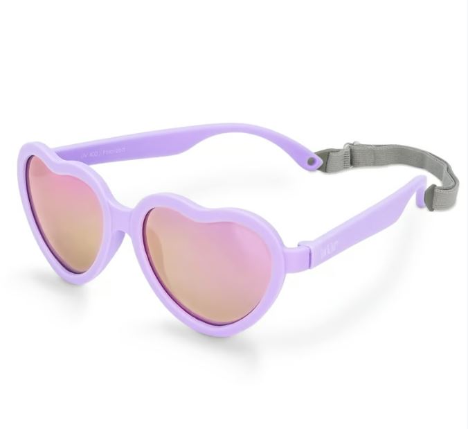 Jan & Jul Polarized Heart Sunglasses - Lavender Aurora