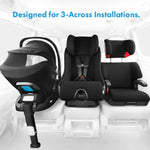 Highlands Ziip Flame Retardant Free Clek Liing Infant Car Seat - 3 Across