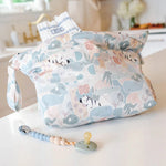 Blue Fog - Loulou Lollipop OneC Pacifier Clip - Lifestyle 2