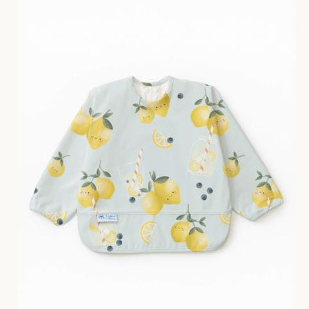 Loulou Lollipop Long Sleeve Waterproof Bib - Lemon Squeezy