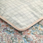 Loulou Lollipop Luxe Muslin Quilt Blanket - English Garden Back Side
