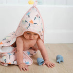 Loulou Lollipop Hooded Towel & Washcloth Set - Unicorn Ballet Lifestyle 2