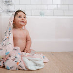 Loulou Lollipop Hooded Towel & Washcloth Set - Unicorn Ballet Lifestyle 3