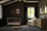 Natural Walnut / Blonde Cane Namesake Marin with Cane 6 Drawer Assembled Dresser Lifestyle 2