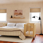 Babyletto Origami Collapsible Mini Crib - Honey Lifestyle 2