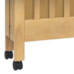 Babyletto Origami Collapsible Mini Crib - Honey Wheels