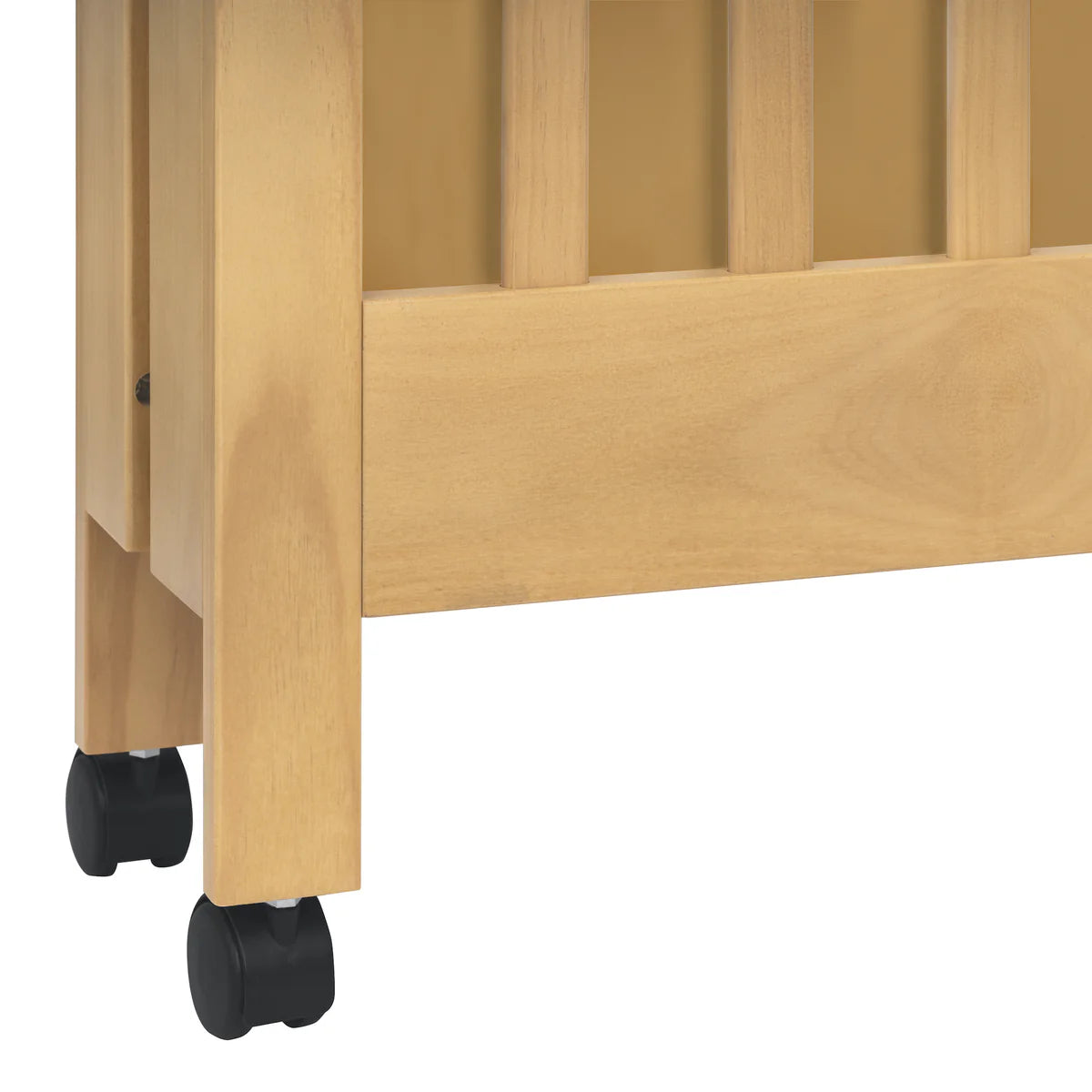 Babyletto Origami Collapsible Mini Crib - Honey Wheels