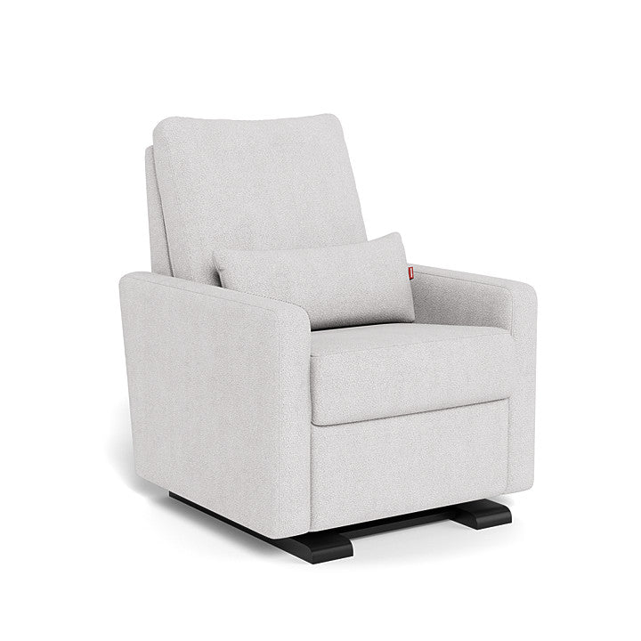 Dove Grey Boucle / Espresso - Monte Design Matera Glider Recliner - Performance