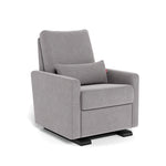 Pebble Grey / Espresso - Monte Design Matera Glider Recliner - Performance